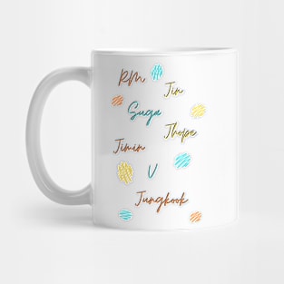 BTS Name Mug